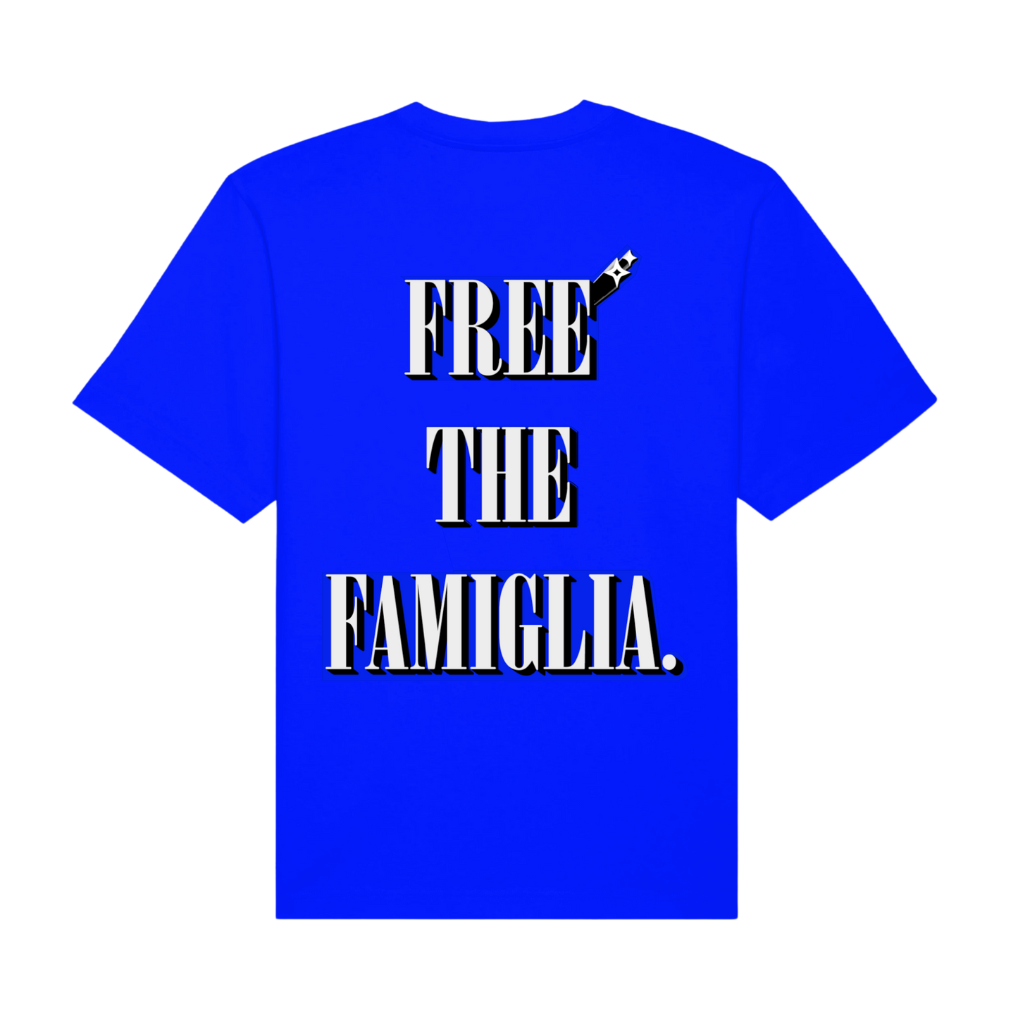 'For The Famiglia' Tee - Azzurri Blue