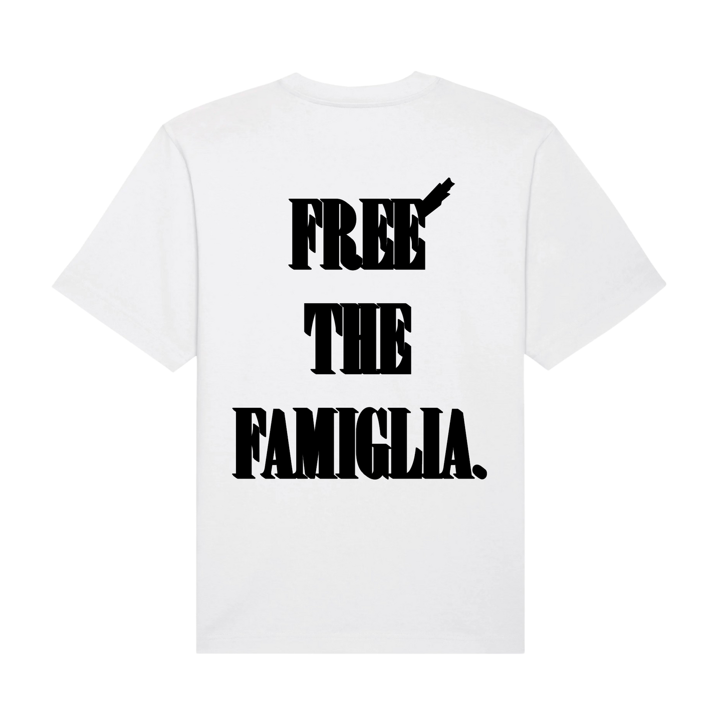 'For The Famiglia' Tee - Diamante White