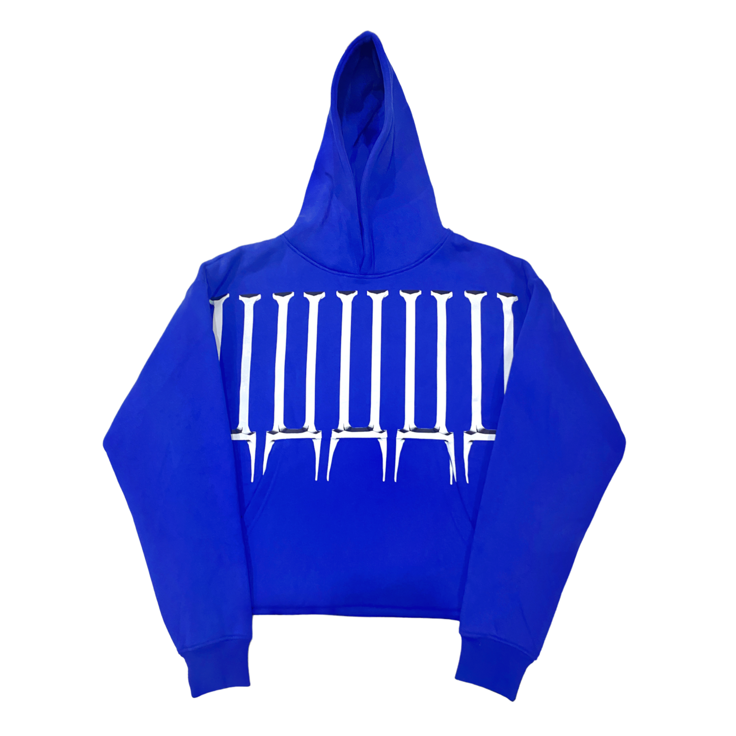 'U' Hooded Sweatshirt - Azzurri Blue